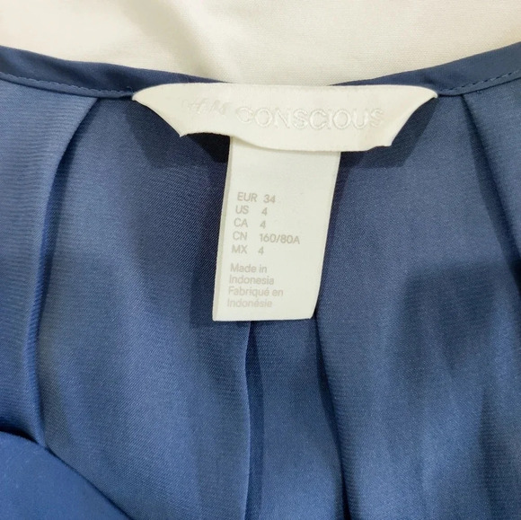 H&M Silk V-Neck Blouse - Picture 6 of 8